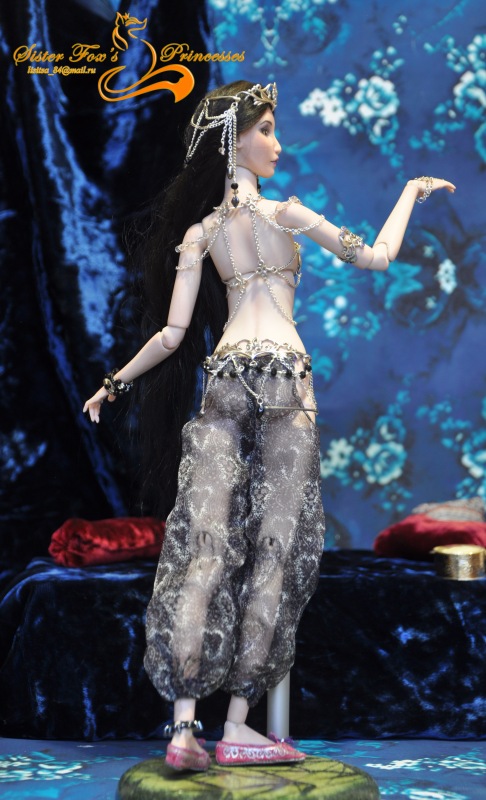 Восточная принцесса — Авторские шарнирные куклы своими руками: лепка (фото 9)