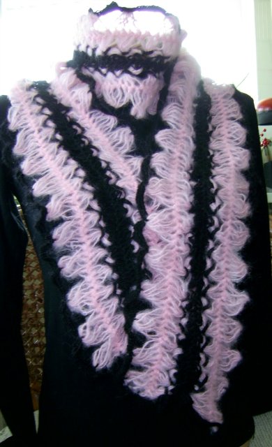 Если дать мне в руки пряжу, спицы, "вилку" и крючёк... - часть вторая, вилочная (фото 2)