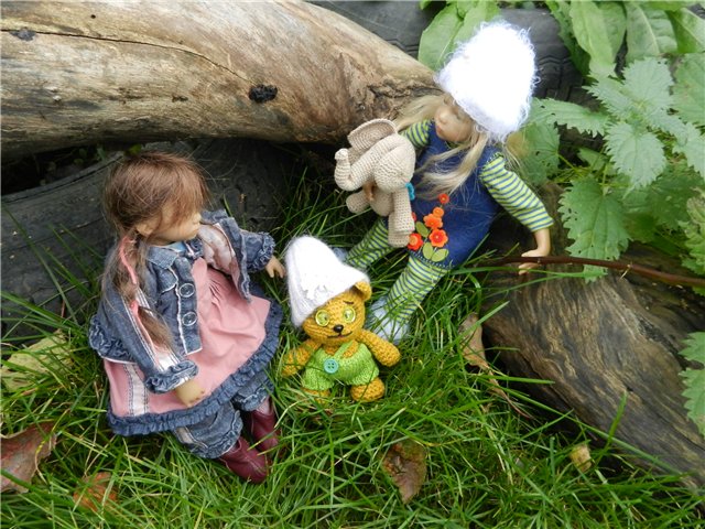 Мои крохотульки на природе. Клубные куколки от Аннет Химштед