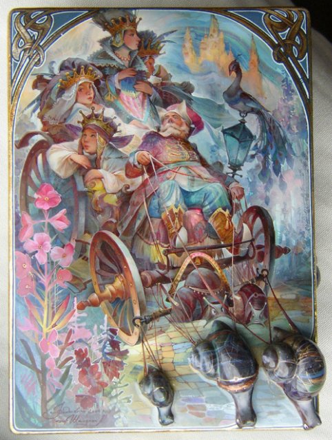 Усмотри тропинку в сказку или Здесь русский дух, здесь Русью пахнет. Федоскинская лаковая миниатюра