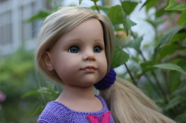 Вязаный подиум от Smorodinы для кукол Gotz