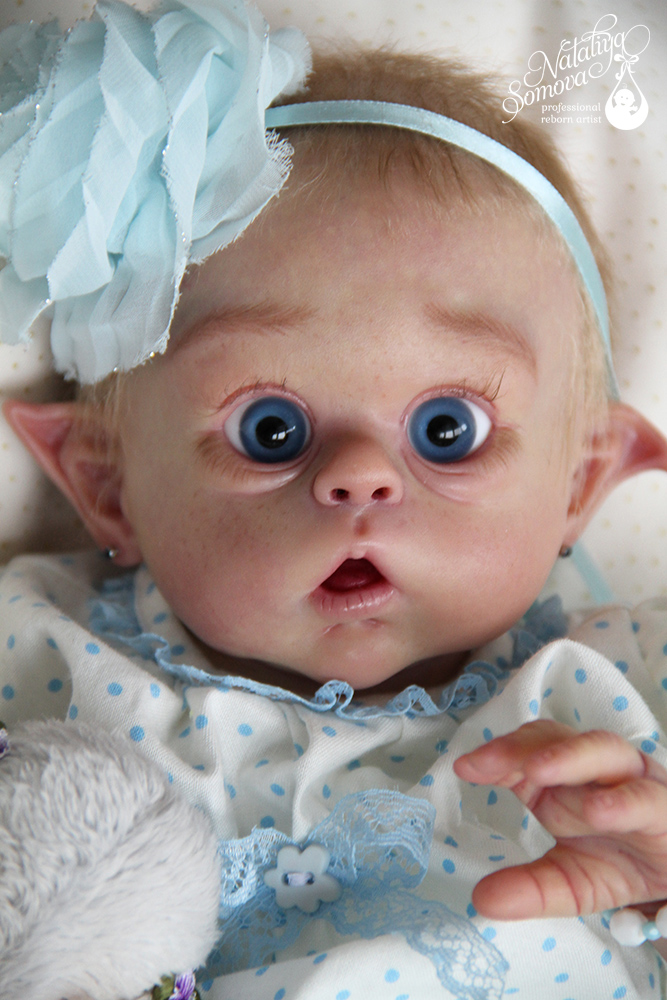 Эльфик Герда. Кукла реборн Наталии Сомовой (фото 7)
