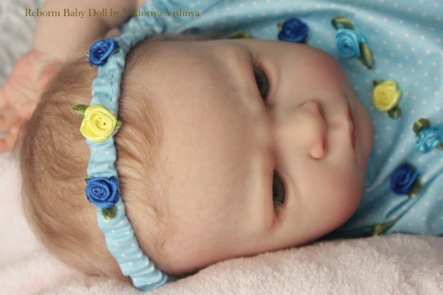 Летнее солнышко... Сабриночка. Куколка реборн Виктории Вишни