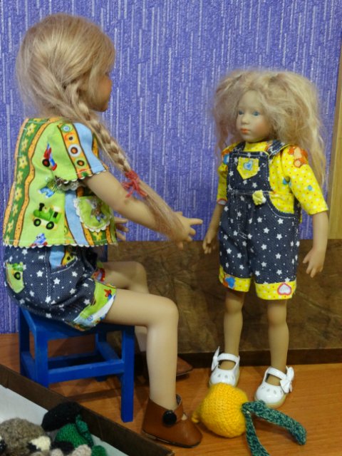 Новые нарядики и новые игры моих Химочек