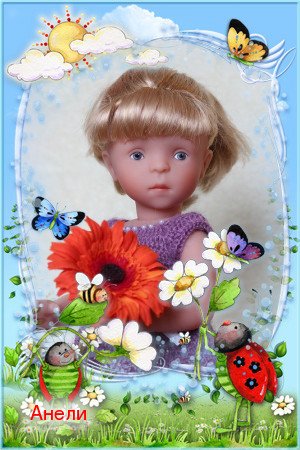 Моя маленькая художница. Кукла Kaethe Kruse Таточка | Бэйбики Моя маленькая художница. Кукла Kaethe Kruse Таточка