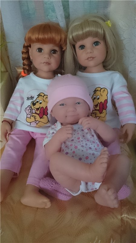 В нашем кукольном семействе пополнение