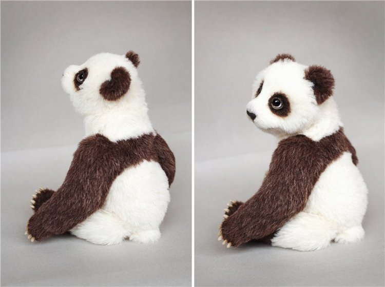 Панда Юки. Игрушка ручной работы