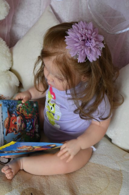 Моя первая большая девочка реборн Ариша