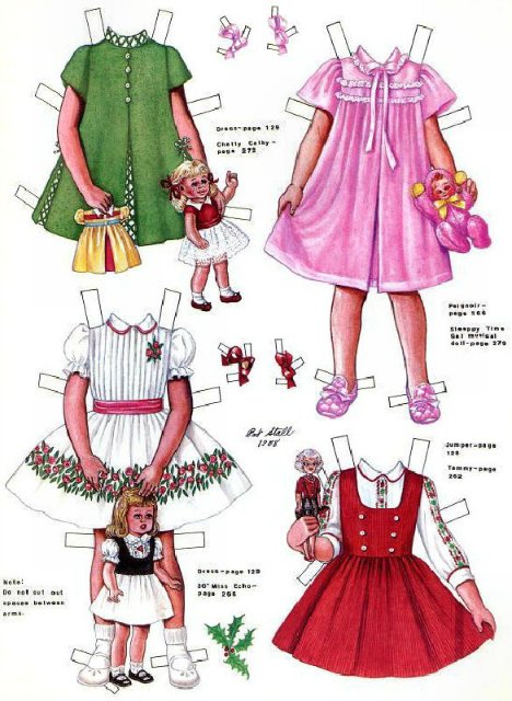 Мои любимые бумажные куклы для вырезания