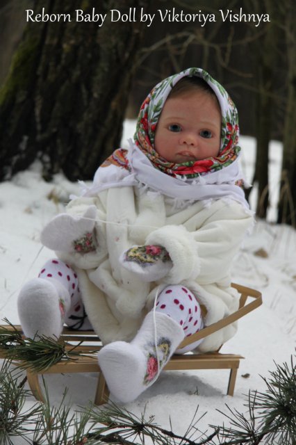 Настенька из сказки Морозко! Куколка реборн Виктории Вишни