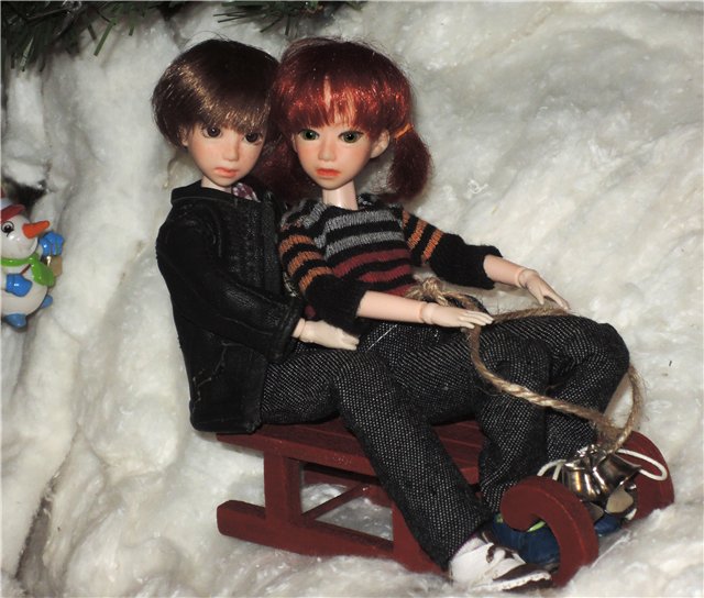Женька, Данька и зима — Куклы и тела Obitsu (Обитсу): 1/6