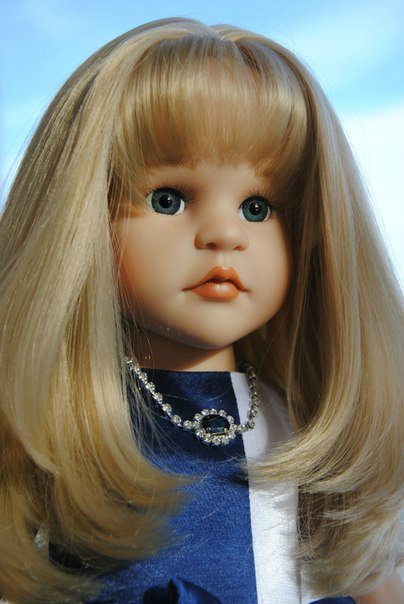 Мой мечтательный ангелочек. Жизель II 2005г от Gotz & Steiff