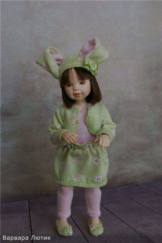"Алиса" Авторская шарнирная куколка 16 см