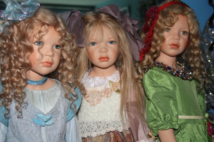 Ангельское создание Маруся и сестрички, коллекционные куклы от Zofia & Henry Zawieruszynski