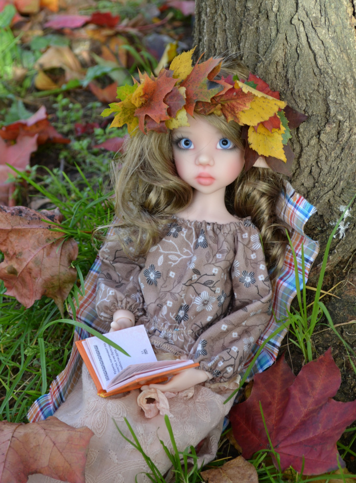 В золоте осенних листьев — Куклы Kaye Wiggs (Кайе Виггс): авторские BJD (БЖД)