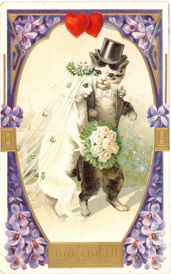 Старинные открытки с Денем Святого Валентина | Бэйбики Старинные открытки с Денем Святого Валентина