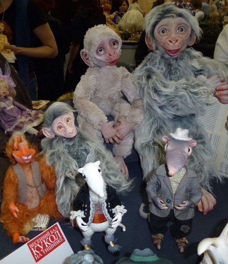 Весенний Бал Кукол на Тишинке: Куклы