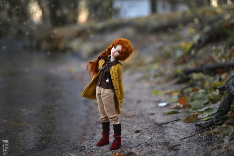 Мирвен в парке в последние дни осени (фото 9)