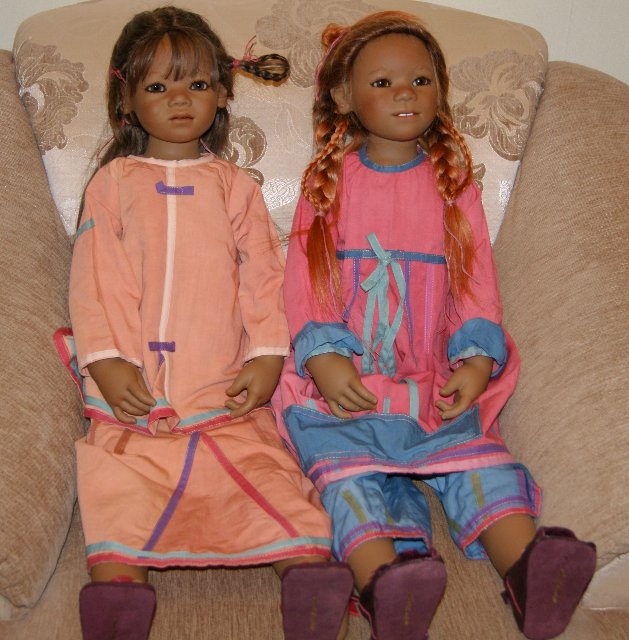 Целый цветничок красавиц поселился у меня - коллекционные куклы Himstedt (фото 4)