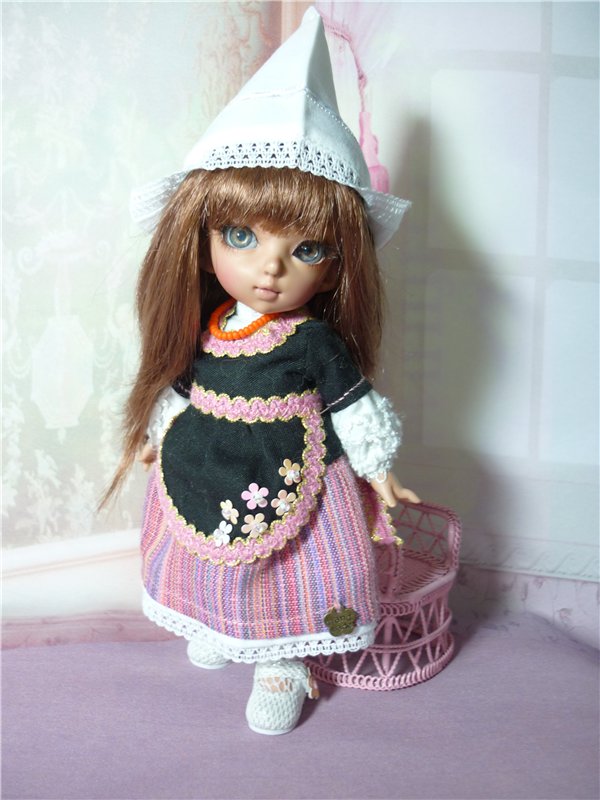 Кломпы... или с чего все начиналось..., голландский национальный костюм для малышки пукифи (фото 9)