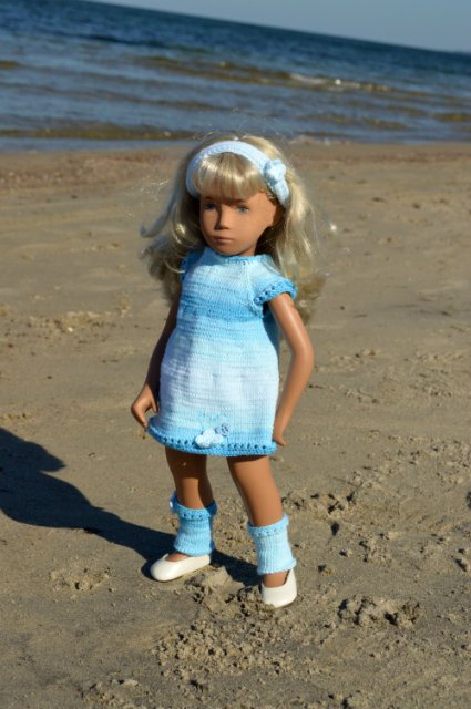 Бабье лето... Кукла Саша Sasha Doll Gingham (фото 8)