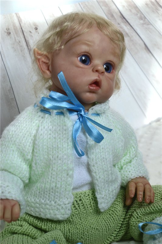 Белокурый гномик реборн — Куклы Реборн (Reborn): работы мастеров