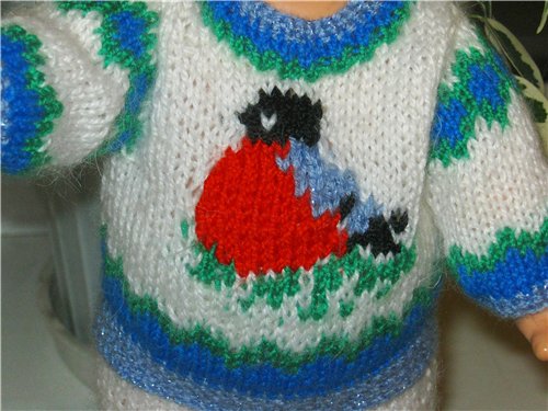 Снегири прилетели. Теплая одежда для фэйсинок и кукол Готц (фото 7)