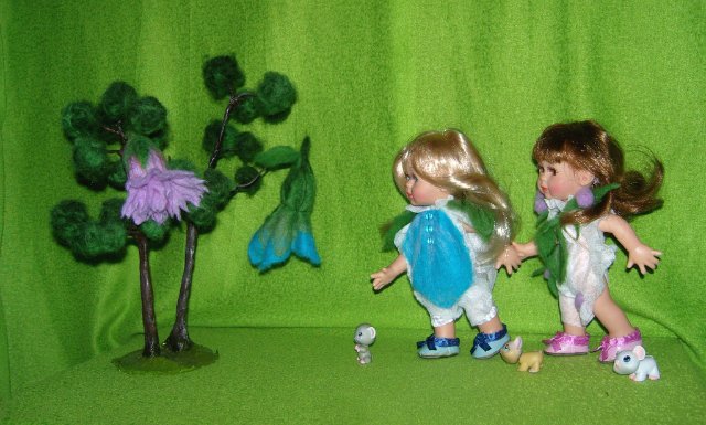 Сказка о цветочных феях — Одежда и обувь для кукол своими руками: фото