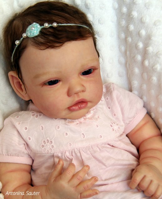 Мой весенний цветочек Кайли. Кукла реборн Саутер Антонины (фото 8)