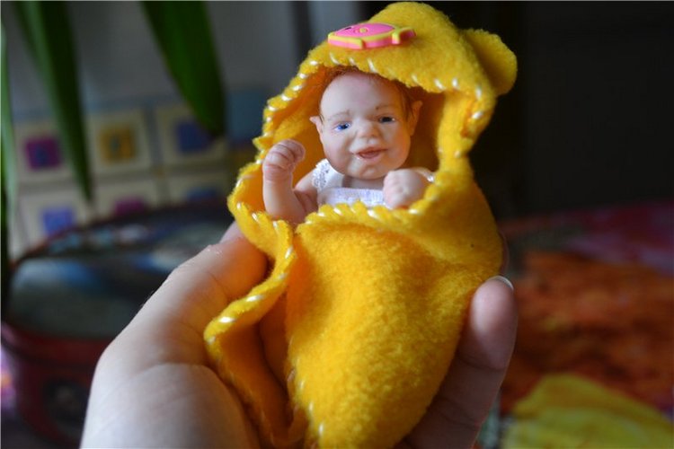 Эльфик, мини кукла ООАК Медведевой Ольги (фото 7)