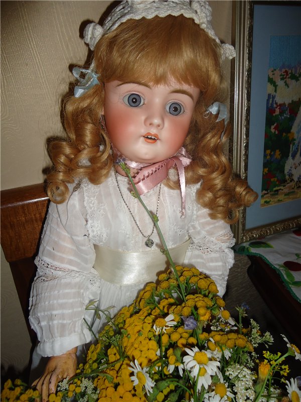 Ах, лето красное! Антикварная кукла Верочка