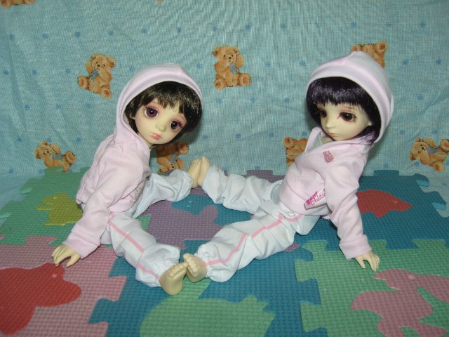 Мои близняшки Ран и Рен (bjd Dollzone Sis) (фото 9)