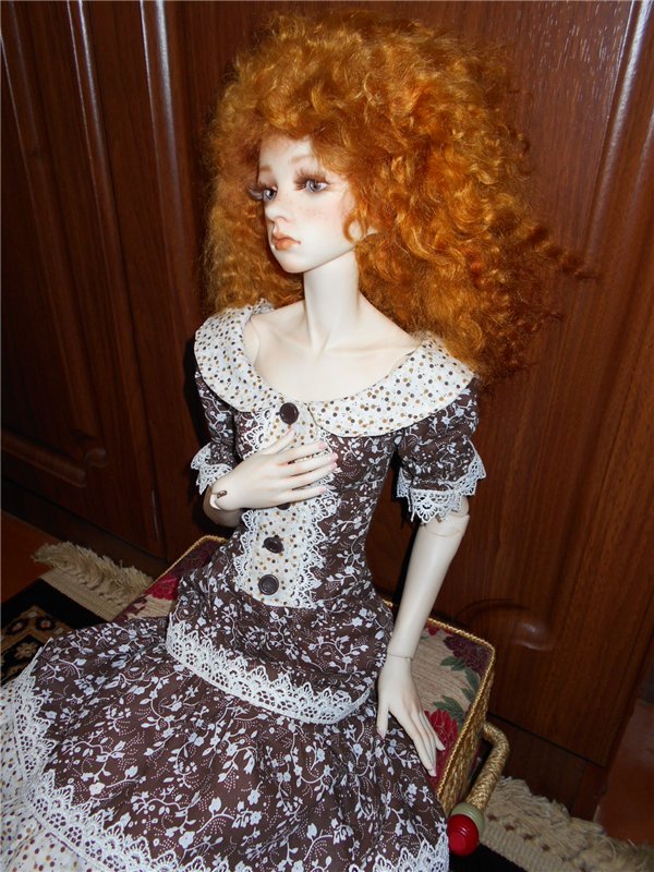 Платье для Стеши — Одежда и обувь для кукол своими руками: фото