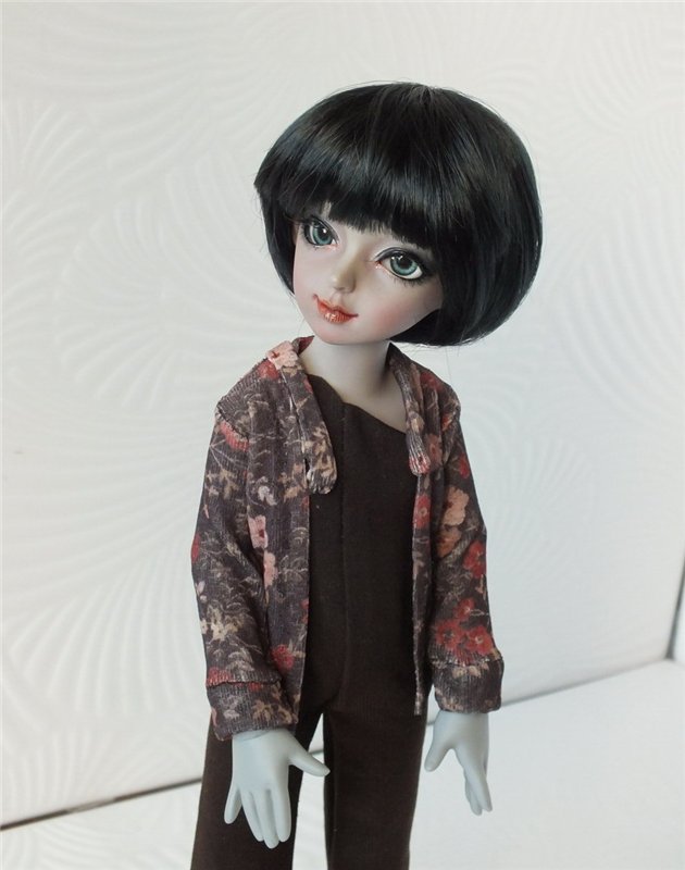 Как из идеи вязаного платья получается шитый комбинезон... или чего хотят наши куклы