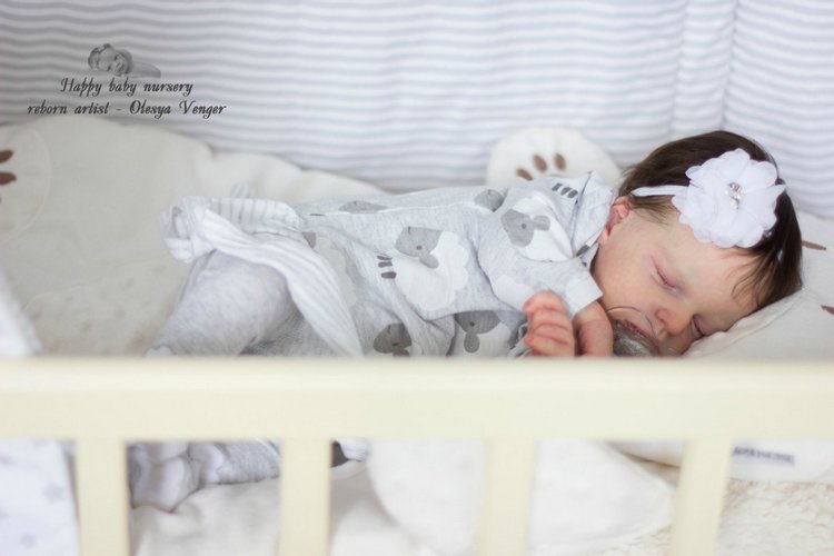 Настюшка - Прелестюшка. Кукла реборн Олеси Венгер (фото 3)