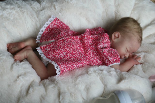 Спящая малышка Рози 2. Куколка реборн Виктории Вишни