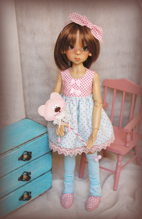 Платье с секретом — Куклы Kaye Wiggs (Кайе Виггс): авторские BJD (БЖД)