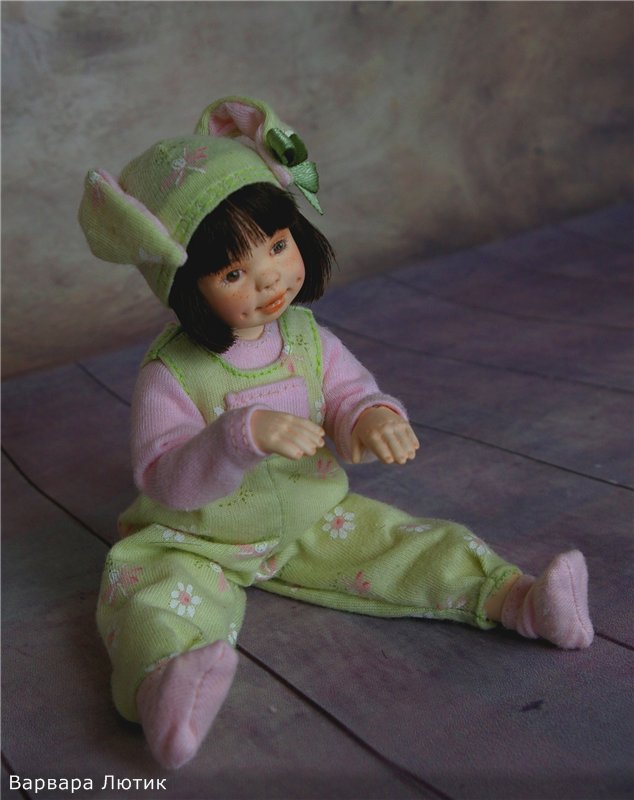 Новая кроха родилась. Шарнирная кукла (фото 2)
