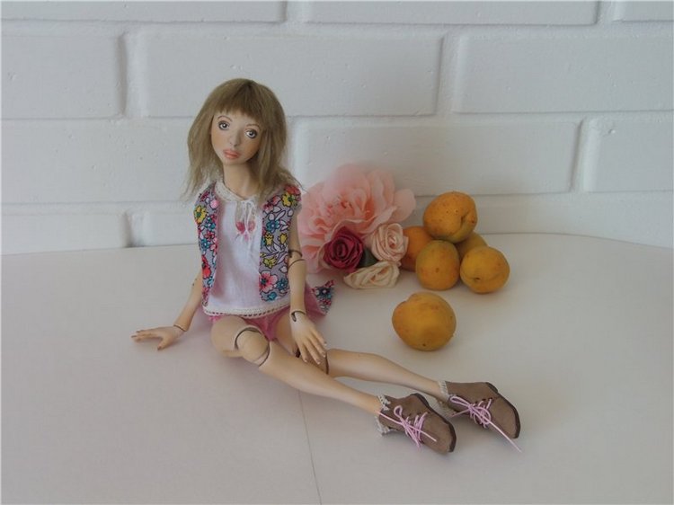 Авторские шарнирные куклы Кислой Валентины. Девочки молда Кузя