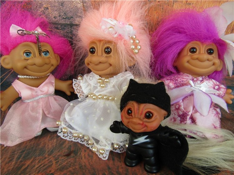 Да здравствуют подарки — Игрушки Тролли (Trolls): винтажные Dam и Russ