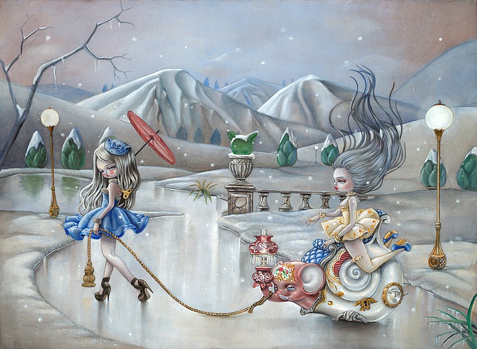 Мрачные и прекрасные куклы художницы Кукула (Kukula) в оригинальных арт иллюстрациях Натали Абрамович. Много фото