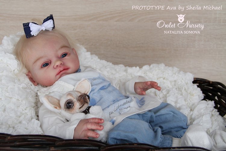 Сильвия - мой прототип Ava от скульптора Sheila Michael. Кукла реборн Наталии Сомовой