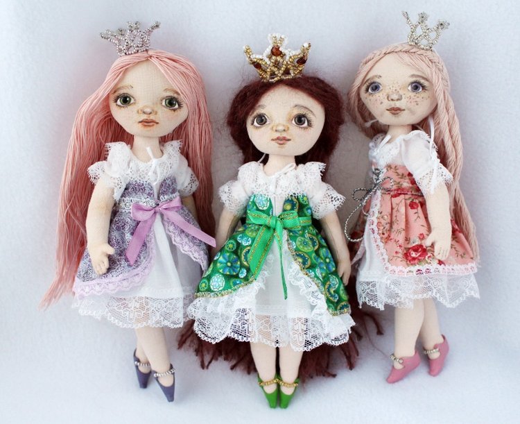 Мои принцессы. Текстильные куклы