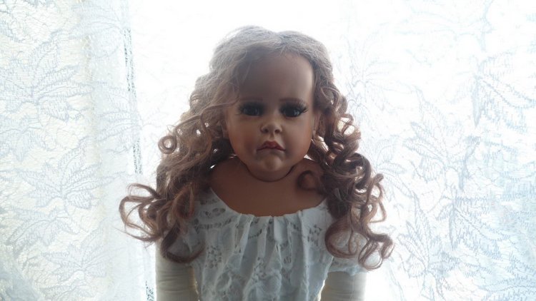 Фарфоровая кукла от Hildegard Günzel | Бэйбики Фарфоровая кукла от Hildegard Günzel