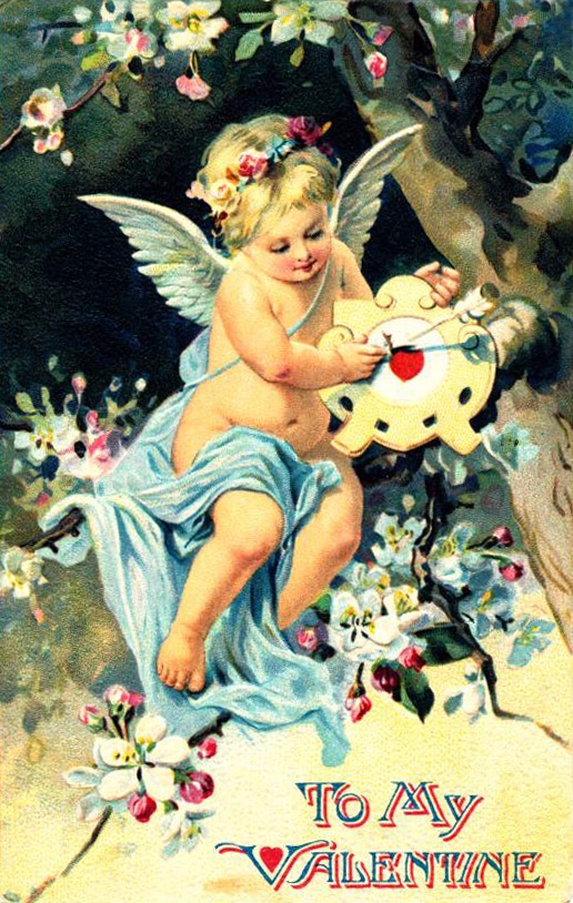 Старинные открытки с Денем Святого Валентина | Бэйбики Старинные открытки с Денем Святого Валентина
