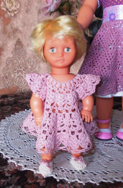 Новые наряды для Готц и платьице для куклы детства