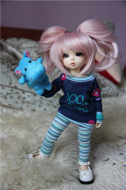 Лилу, бегемотьи ушки и розовый парик! Обновки БЖД! Куколка от Фейриленд