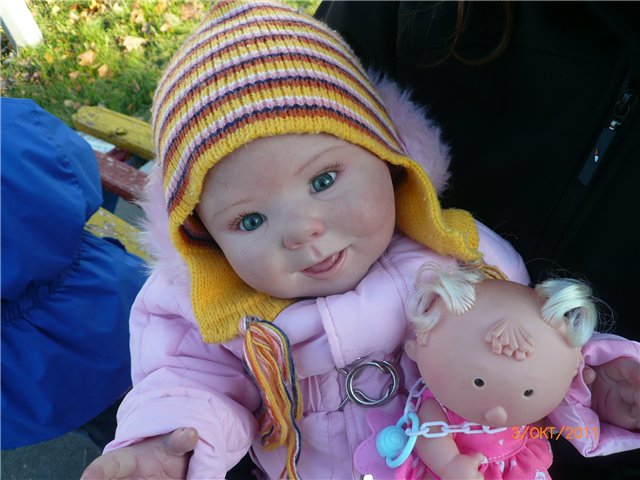 Прогулочка. Кукла реборн Кристалета