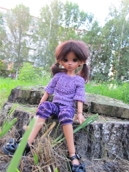 Лиллит от Kaye Wiggs. Девочка в сиреневом