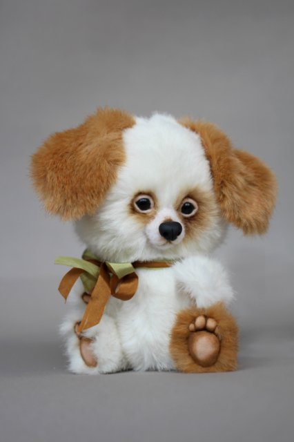 Щенок Юзик. Авторская игрушка Татьяны Матляк (фото 9)